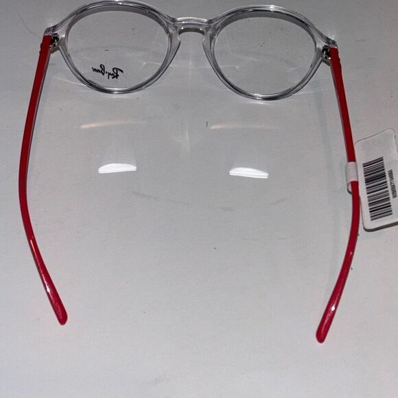 NEW Ray Ban 7173  5950 49 20 145 pink/clear glasses Rx w/case main image 7